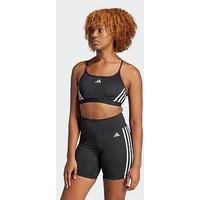 Adidas Womens Training Light Support Bra - Black - Black/White