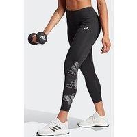 Adidas Womens Train Essentials Brand Love 7/8 Tights - Black