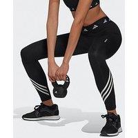 Adidas Performance Tech Fit 3 Stripe 7/8 Tights - Black