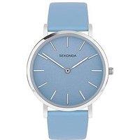 Sekonda Minimalist Freya Light Blue Leather Strap With Light Blue Dial Analogue Watch