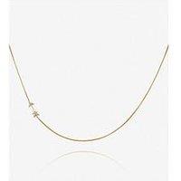 Rachel Jackson Solid Gold And Diamond Mini Arrow Necklace