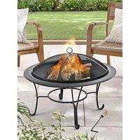 The Very Collection 76Cm Garden Firepit With Cover