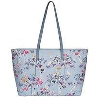 Sara Miller Large Tote Crane Garden