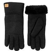 Just Sheepskin Charlotte Sheepskin Gloves - Black