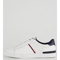 Very Man White Leather Trainer