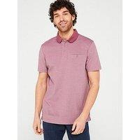 Very Man Textured Modal Polo - Red