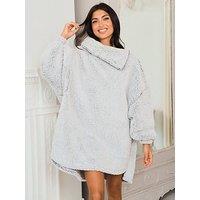 Jim Jam The Label Cowl Neck Lounge Hoodie - Grey