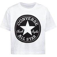 Converse Younger Girls Signature Chuck Patch Boxy T-Shirt