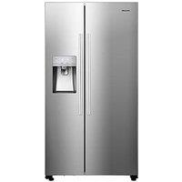 Hisense Rs694N4Ice 90Cm Wide Side By Side, Water And Ice, American Fridge Freezer - Stainless Steel