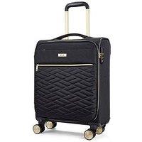 Rock Luggage Sloane Softshell 8 Wheel Expander With Tsa Lock Small Suitcase