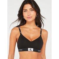 Calvin Klein Light Lined Bralette - Black