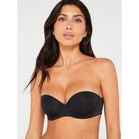 Calvin Klein Strapless Push Up Bra - Black