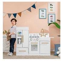 Teamson Kids Little Chef Chelsea Modern Play Kitchen - White / Gold