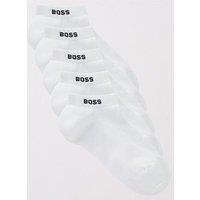 Boss Logo Trainer Sock 5 Pack - White
