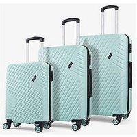 Rock Luggage Santiago Hardshell 8 Wheel Suitcase - 3 Piece Set