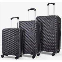 Rock Luggage Santiago Hardshell 8 Wheel Suitcase - 3 Piece Set