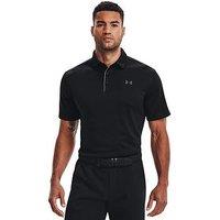 Under Armour Mens Golf Tech Polo - Black
