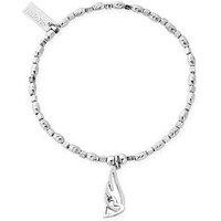 Chlobo Soul Glow Interlocking Heart And Angel Wing Bracelet
