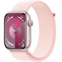 Apple Watch Series 9 (Gps), 45Mm Pink Aluminium Case With Light Pink Sport Loop