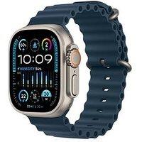 Apple Watch Ultra 2 (Gps + Cellular), 49Mm Titanium Case With Blue Ocean Band