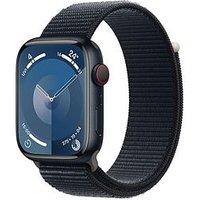 Apple Watch Series 9 (Gps + Cellular), 45Mm Midnight Aluminium Case With Midnight Sport Loop