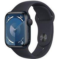 Apple Watch Series 9 (Gps), 41Mm Midnight Aluminium Case With Midnight Sport Band - M/L