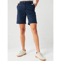 V By Very Longline Chino Shorts - Navy