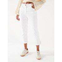 V By Very Skinny Capri Trousers - White