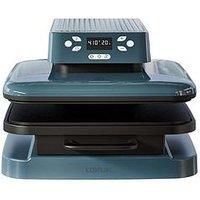 Loklik Auto Heat Press Machine - Denim Blue