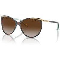 Ralph Cat Eye Sunglasses - Havana On Aquamarine