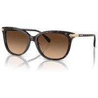 Coach Oversized Sunglasses - Dark Tortoise