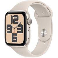 Apple Watch Se (Gps, 2023) 44Mm Starlight Aluminium Case With Starlight Sport Band