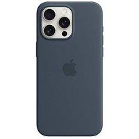 Apple Iphone 15 Pro Max Silicone Case With Magsafe - Storm Blue