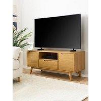 Very Home Sumati Tv Unit - Fits Up To 55 Inch Tv - Oak