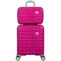 It Luggage Bobble Bloc Raspberry Rose Kiddies Suitcase Set