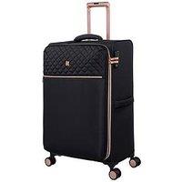 It Luggage Divinity Black Medium Suitcase With Tsa Lock