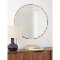 Very Home Abano Large Mirror - Gold 75Cm