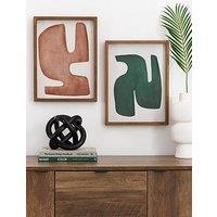 Very Home Abstract Set Of 2 Prints 30X40Cm