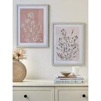 The Very Collection Botanical Set Of 2 Framed Prints 30X40Cm