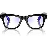 Ray-Ban Meta Wayfarer Glasses - Shiny Black, Clear