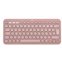 Logitech Pebble Keys 2 K380S, Multi-Device Bluetooth Wireless Keyboard, Slim And Portable - Rose