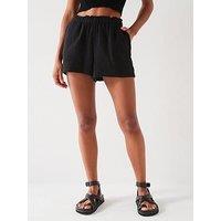 Everyday Crinkle Shorts - Black