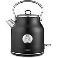 Tower T10063Blk Renaissance Kettle, 1.7L, 3Kw, Black