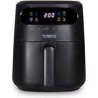 Tower T17125, Vortx 3L Air Fryer With Colour Digital Display, Digital Control Panel & 7 One-Touch Pre-Sets, 1300W, Black