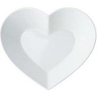 Mikasa Chalk Large Heart-Shaped Serving Bowl