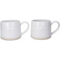 Mikasa Mk Heart Mugs Set Of 2