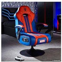 X Rocker Marvel Elite 2.1 Bluetooth Audio Gaming Chair With Vibration - Spider-Man
