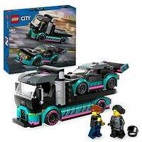 Lego City Race Car And Car Carrier Truck Building Toy 60406