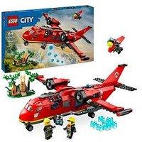 Lego City Fire Rescue Plane Building Toy Set 60413