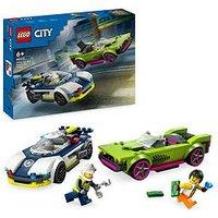 Lego City Police Car And Muscle Car Chase Set 60415